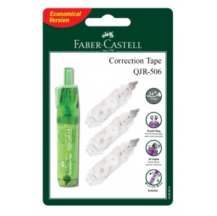 4-pieces Correction Tape QJR 506, Green